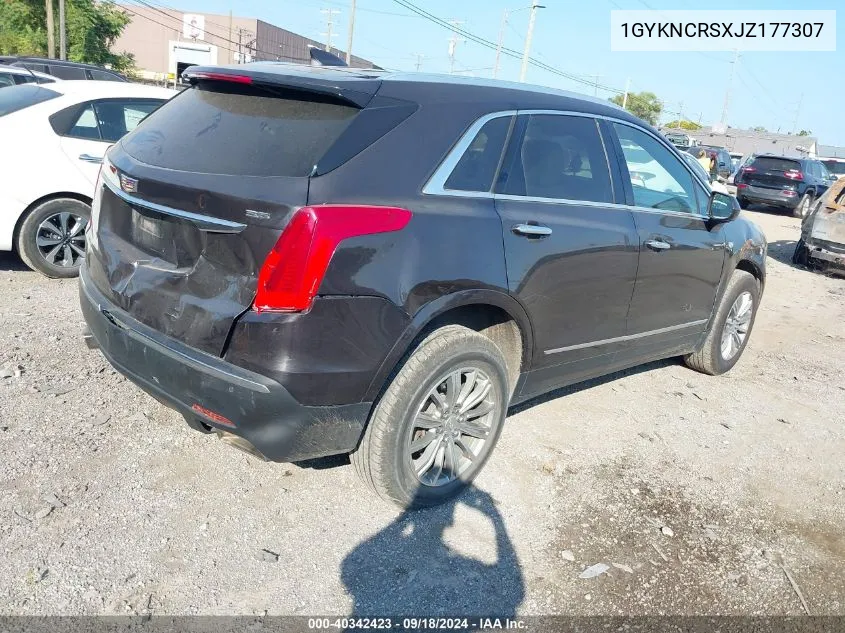 1GYKNCRSXJZ177307 2018 Cadillac Xt5 Luxury