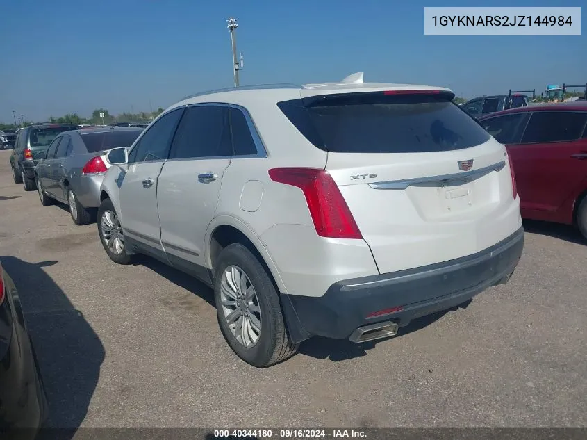 2018 Cadillac Xt5 Standard VIN: 1GYKNARS2JZ144984 Lot: 40344180