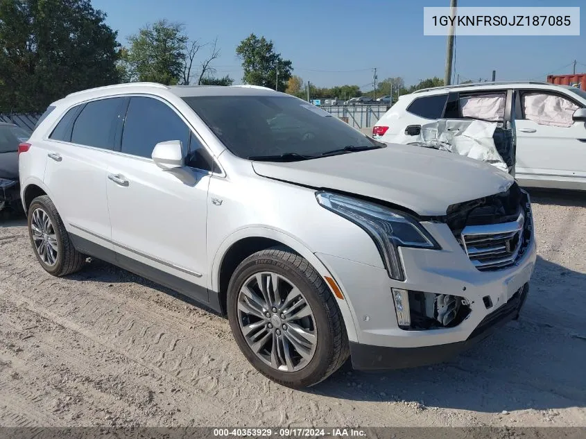 1GYKNFRS0JZ187085 2018 Cadillac Xt5 Premium Luxury