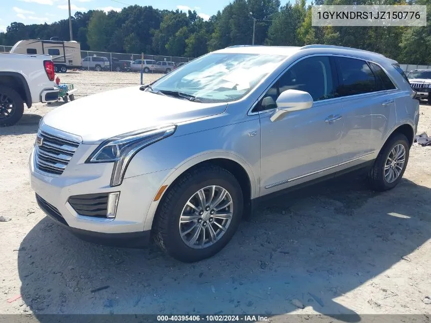 1GYKNDRS1JZ150776 2018 Cadillac Xt5 Luxury