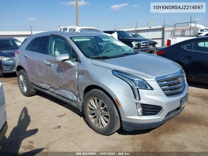 2018 Cadillac Xt5 Luxury VIN: 1GYKNDRS4JZ214597 Lot: 40518001