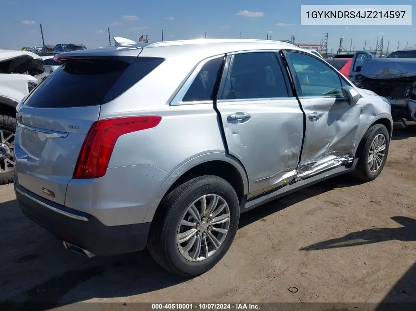 2018 Cadillac Xt5 Luxury VIN: 1GYKNDRS4JZ214597 Lot: 40518001