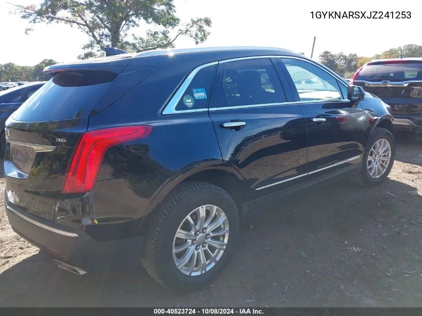 2018 Cadillac Xt5 Standard VIN: 1GYKNARSXJZ241253 Lot: 40523724