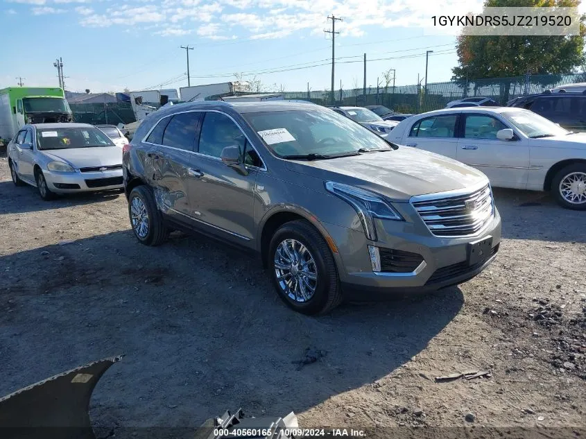 2018 Cadillac Xt5 Luxury VIN: 1GYKNDRS5JZ219520 Lot: 40560165