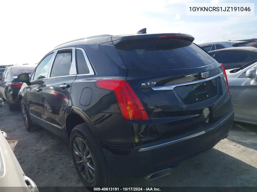 1GYKNCRS1JZ191046 2018 Cadillac Xt5 Luxury