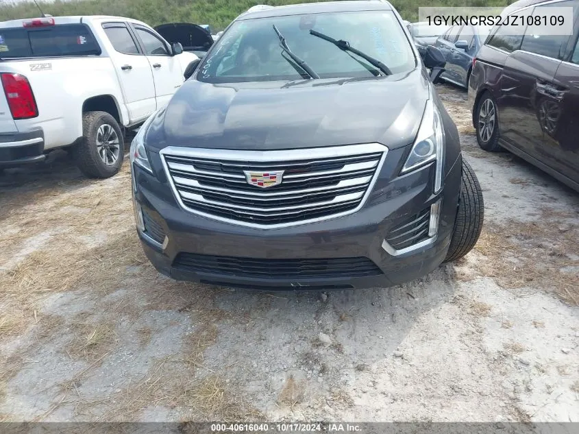 2018 Cadillac Xt5 Luxury VIN: 1GYKNCRS2JZ108109 Lot: 40616040