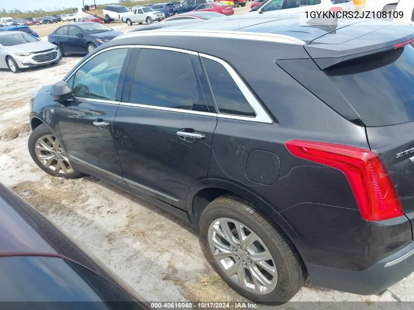 1GYKNCRS2JZ108109 2018 Cadillac Xt5 Luxury