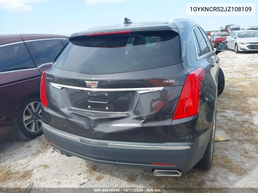 1GYKNCRS2JZ108109 2018 Cadillac Xt5 Luxury