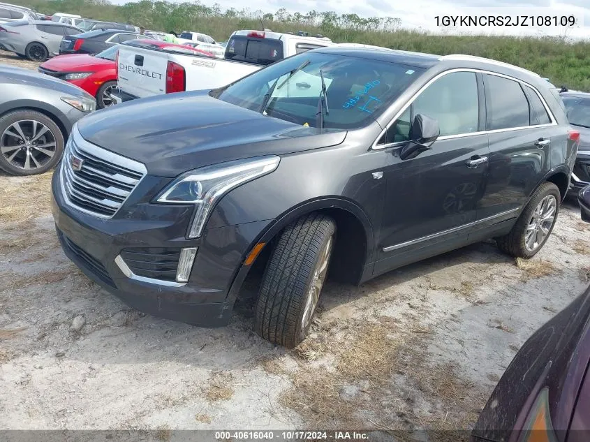 1GYKNCRS2JZ108109 2018 Cadillac Xt5 Luxury