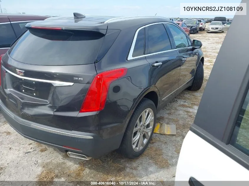 1GYKNCRS2JZ108109 2018 Cadillac Xt5 Luxury