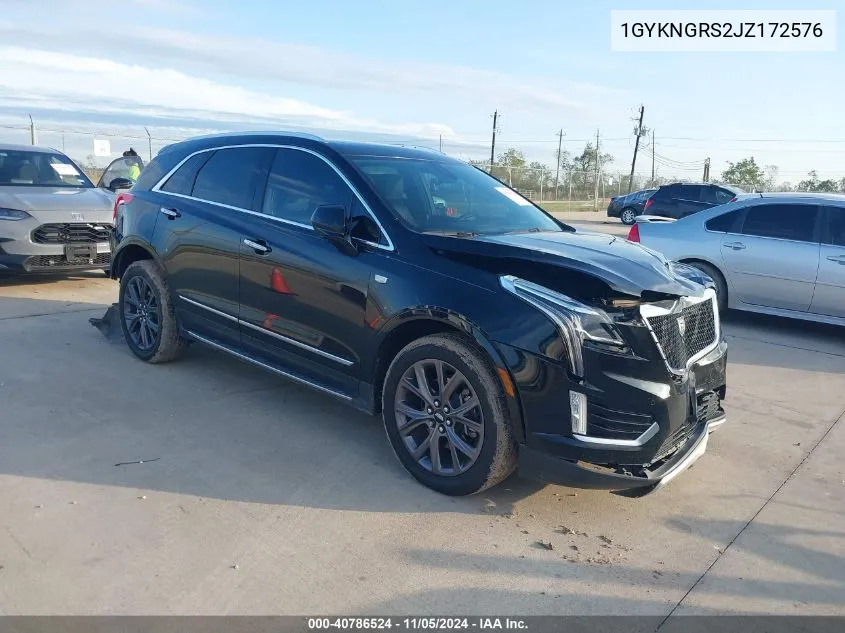 2018 Cadillac Xt5 Platinum VIN: 1GYKNGRS2JZ172576 Lot: 40786524