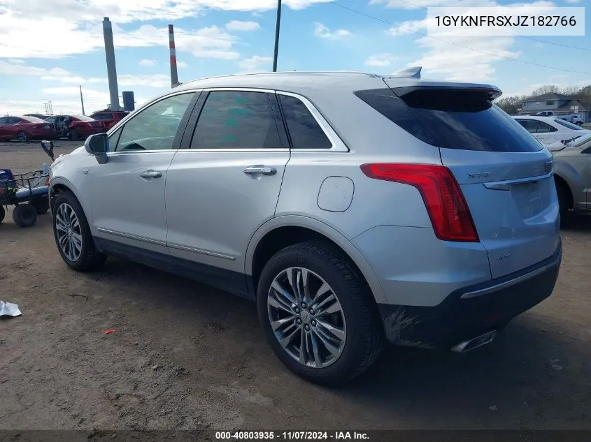 2018 Cadillac Xt5 Premium Luxury VIN: 1GYKNFRSXJZ182766 Lot: 40803935