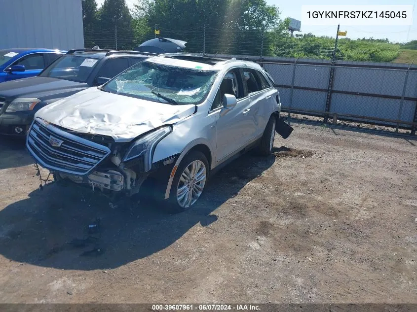 1GYKNFRS7KZ145045 2019 Cadillac Xt5 Premium Luxury