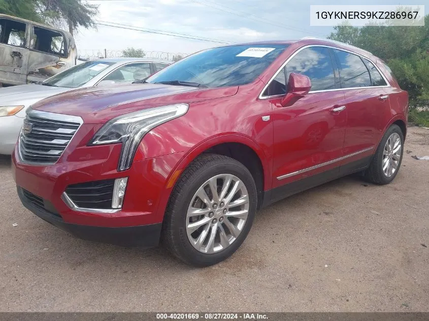 2019 Cadillac Xt5 Premium Luxury VIN: 1GYKNERS9KZ286967 Lot: 40201669