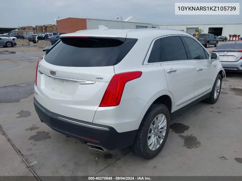 1GYKNARS1KZ105739 2019 Cadillac Xt5 Standard