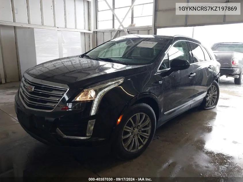 1GYKNCRS7KZ197869 2019 Cadillac Xt5 Luxury