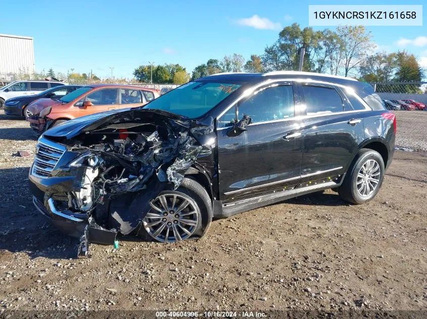 2019 Cadillac Xt5 Luxury VIN: 1GYKNCRS1KZ161658 Lot: 40604996