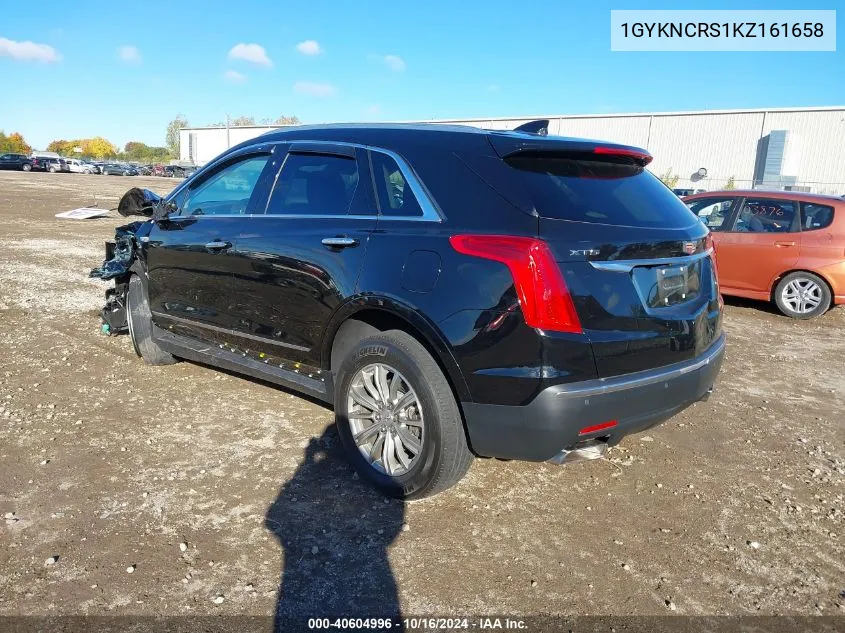 2019 Cadillac Xt5 Luxury VIN: 1GYKNCRS1KZ161658 Lot: 40604996