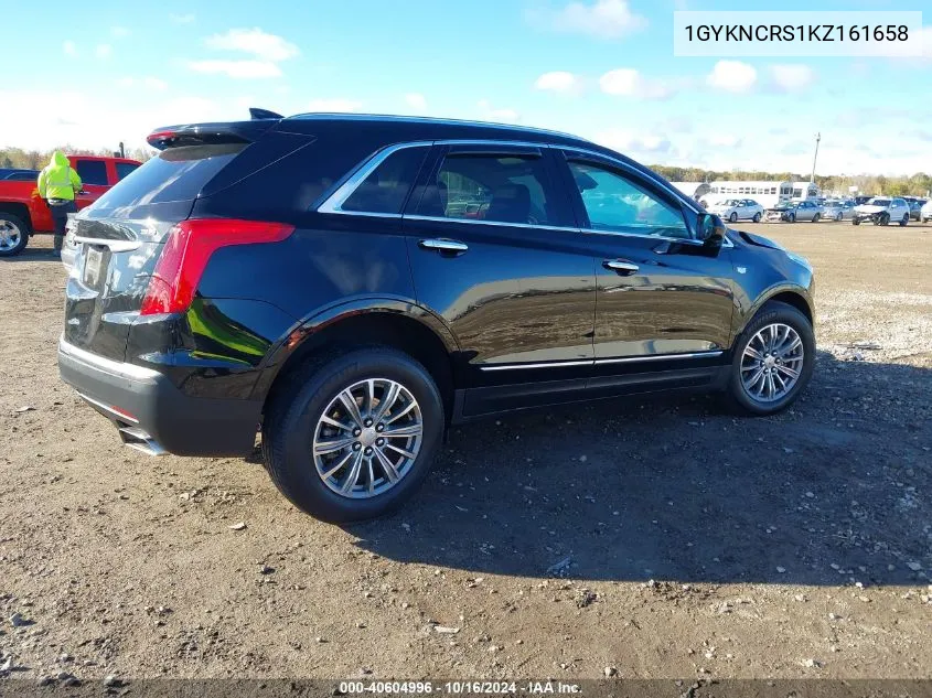 2019 Cadillac Xt5 Luxury VIN: 1GYKNCRS1KZ161658 Lot: 40604996