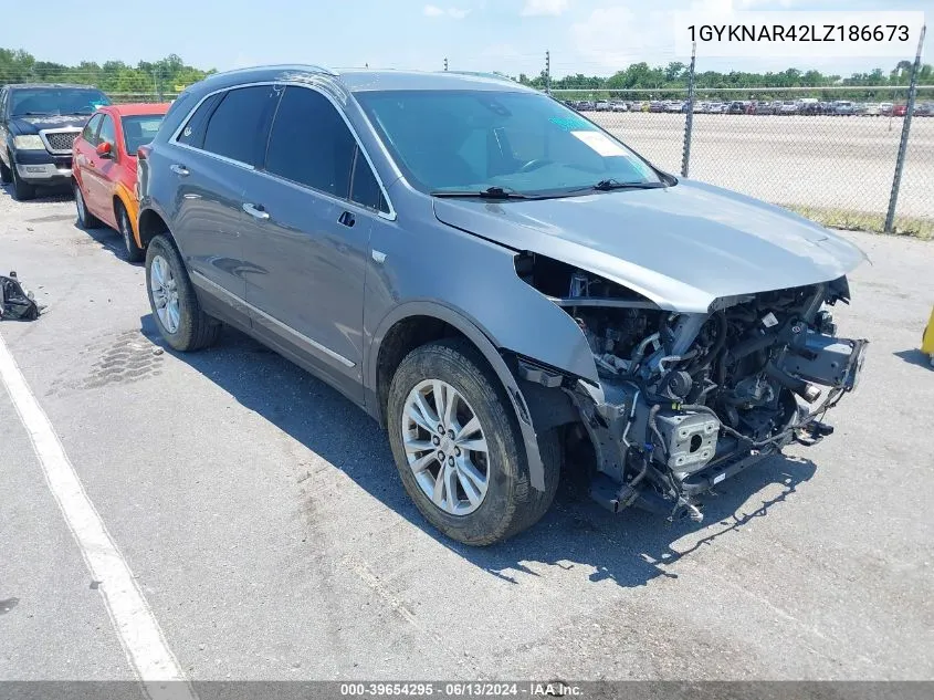 2020 Cadillac Xt5 Fwd Luxury VIN: 1GYKNAR42LZ186673 Lot: 39654295