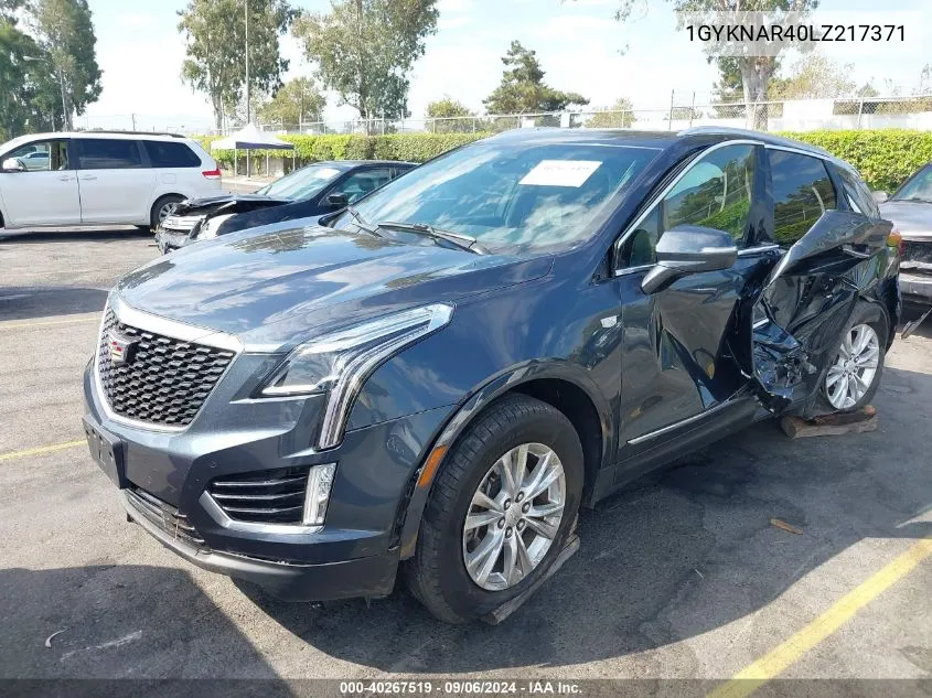 1GYKNAR40LZ217371 2020 Cadillac Xt5 Fwd Luxury