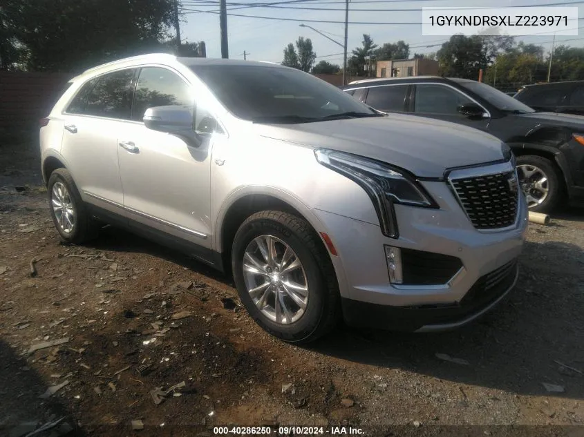 2020 Cadillac Xt5 Premium Luxury VIN: 1GYKNDRSXLZ223971 Lot: 40286250