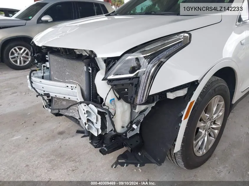 2020 Cadillac Xt5 Premium Luxury VIN: 1GYKNCRS4LZ142233 Lot: 40309469