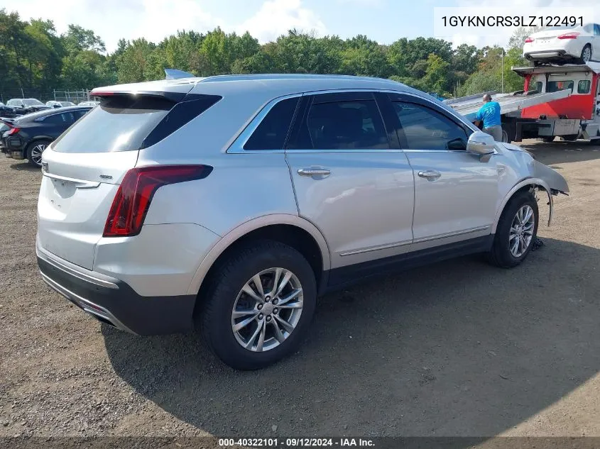 2020 Cadillac Xt5 Fwd Premium Luxury VIN: 1GYKNCRS3LZ122491 Lot: 40322101