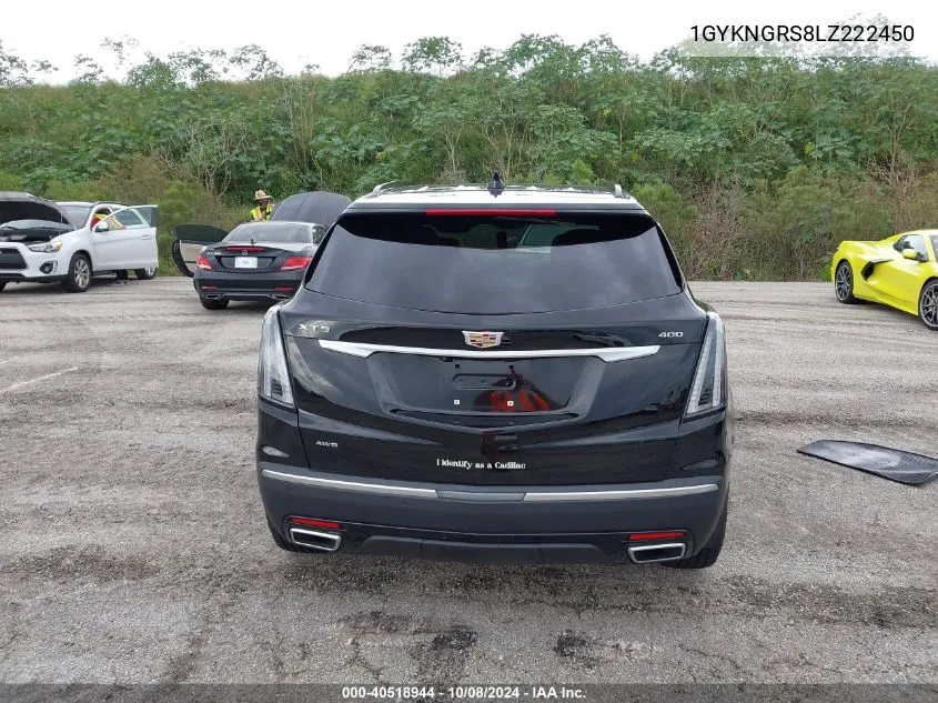 2020 Cadillac Xt5 Awd Sport VIN: 1GYKNGRS8LZ222450 Lot: 40518944