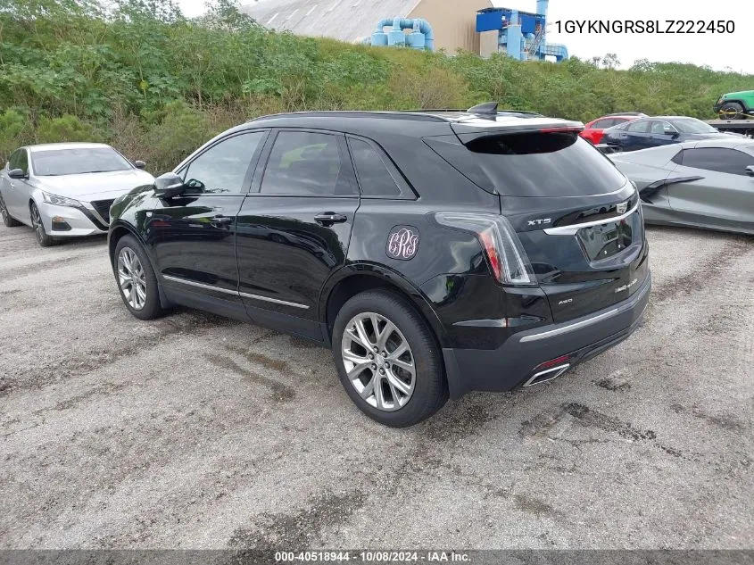 2020 Cadillac Xt5 Awd Sport VIN: 1GYKNGRS8LZ222450 Lot: 40518944