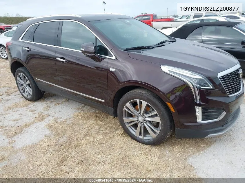 2020 Cadillac Xt5 Premium Luxury VIN: 1GYKNDRS2LZ200877 Lot: 40541640