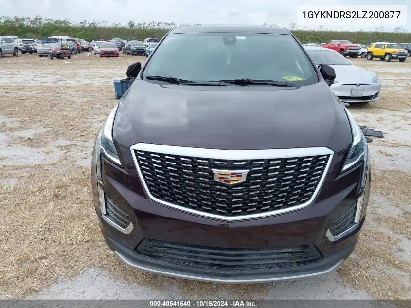 2020 Cadillac Xt5 Premium Luxury VIN: 1GYKNDRS2LZ200877 Lot: 40541640