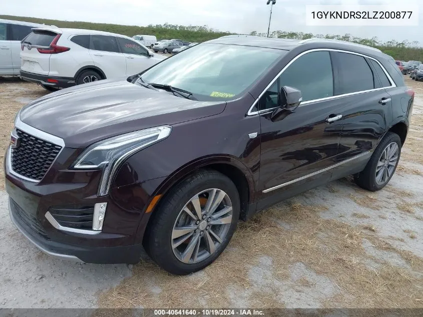 2020 Cadillac Xt5 Premium Luxury VIN: 1GYKNDRS2LZ200877 Lot: 40541640