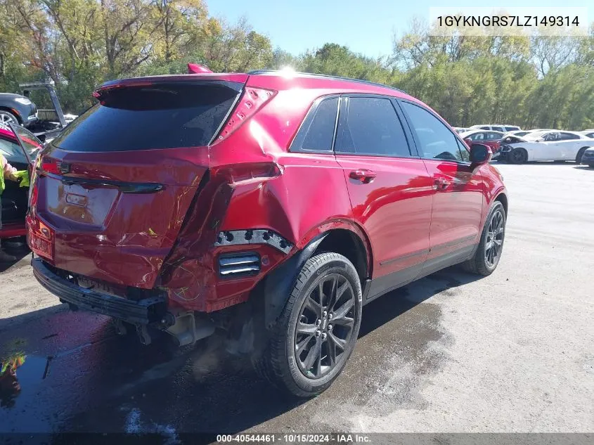 2020 Cadillac Xt5 Awd Sport VIN: 1GYKNGRS7LZ149314 Lot: 40544461