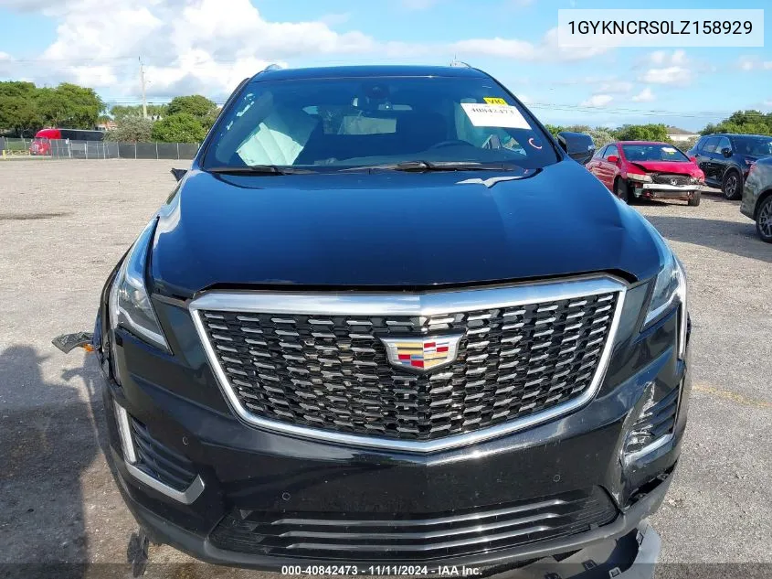 2020 Cadillac Xt5 Fwd Premium Luxury VIN: 1GYKNCRS0LZ158929 Lot: 40842473