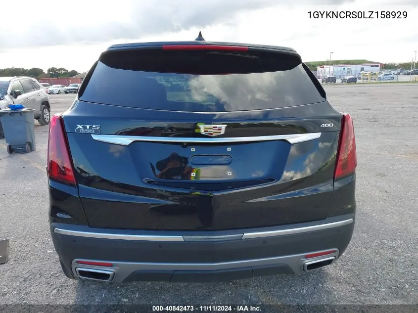 2020 Cadillac Xt5 Fwd Premium Luxury VIN: 1GYKNCRS0LZ158929 Lot: 40842473