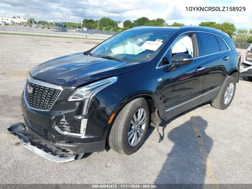 2020 Cadillac Xt5 Fwd Premium Luxury VIN: 1GYKNCRS0LZ158929 Lot: 40842473