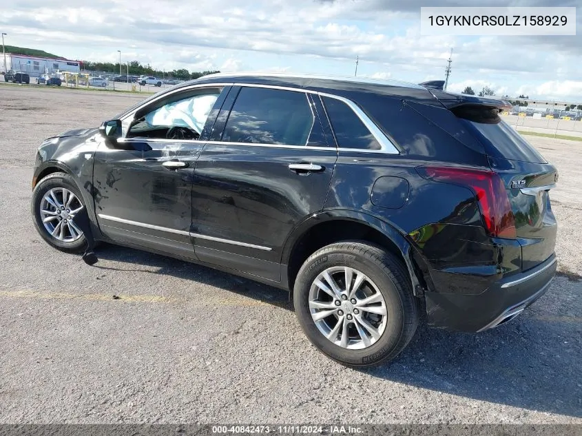 2020 Cadillac Xt5 Fwd Premium Luxury VIN: 1GYKNCRS0LZ158929 Lot: 40842473