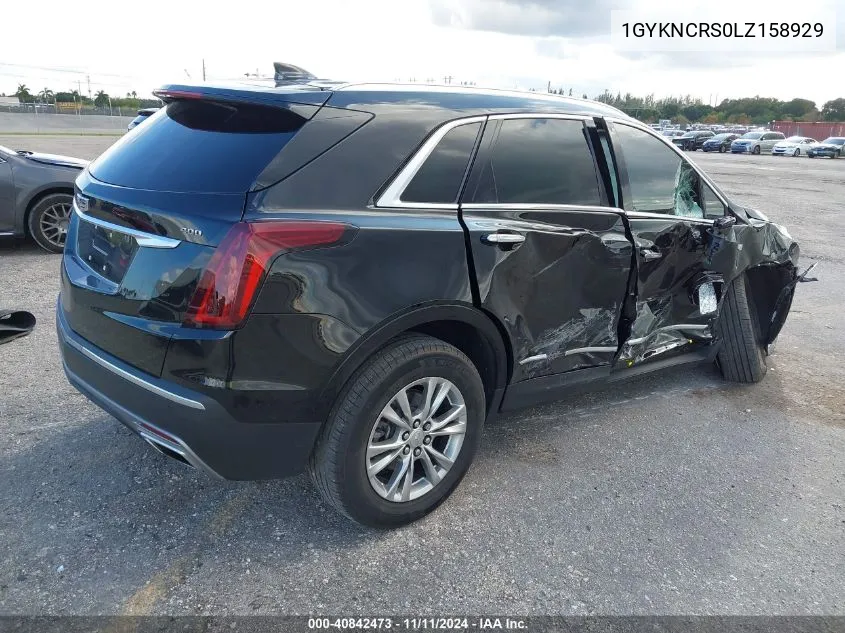 2020 Cadillac Xt5 Fwd Premium Luxury VIN: 1GYKNCRS0LZ158929 Lot: 40842473