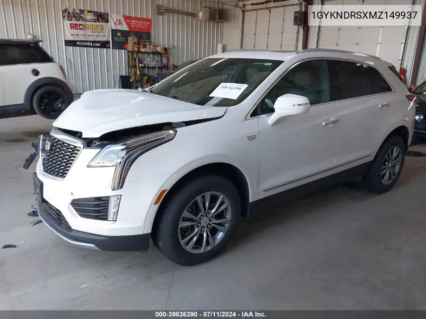 2021 Cadillac Xt5 Awd Premium Luxury VIN: 1GYKNDRSXMZ149937 Lot: 39836390