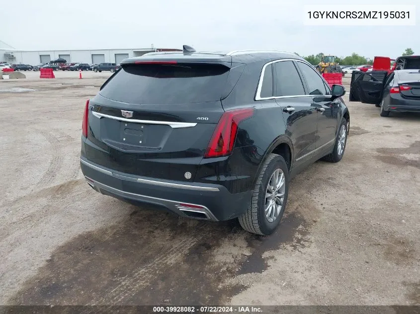 1GYKNCRS2MZ195031 2021 Cadillac Xt5 Fwd Premium Luxury