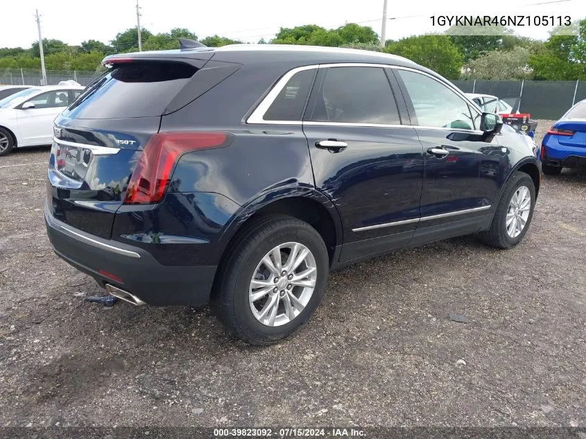 1GYKNAR46NZ105113 2022 Cadillac Xt5 Fwd Luxury