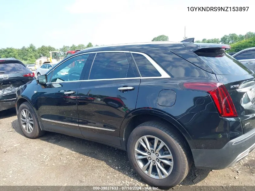 1GYKNDRS9NZ153897 2022 Cadillac Xt5 Awd Premium Luxury