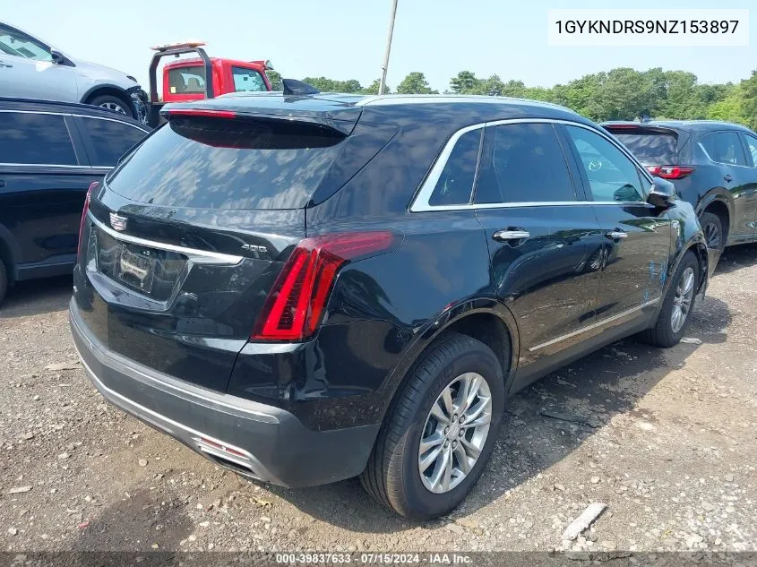 1GYKNDRS9NZ153897 2022 Cadillac Xt5 Awd Premium Luxury