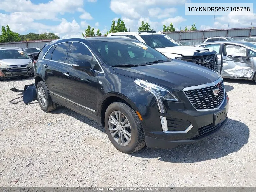 1GYKNDRS6NZ105788 2022 Cadillac Xt5 Awd Premium Luxury