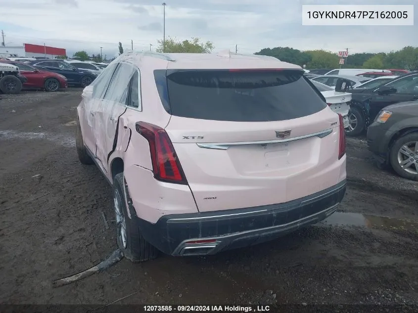 2023 Cadillac Xt5 Awd Premium Luxury VIN: 1GYKNDR47PZ162005 Lot: 12073585