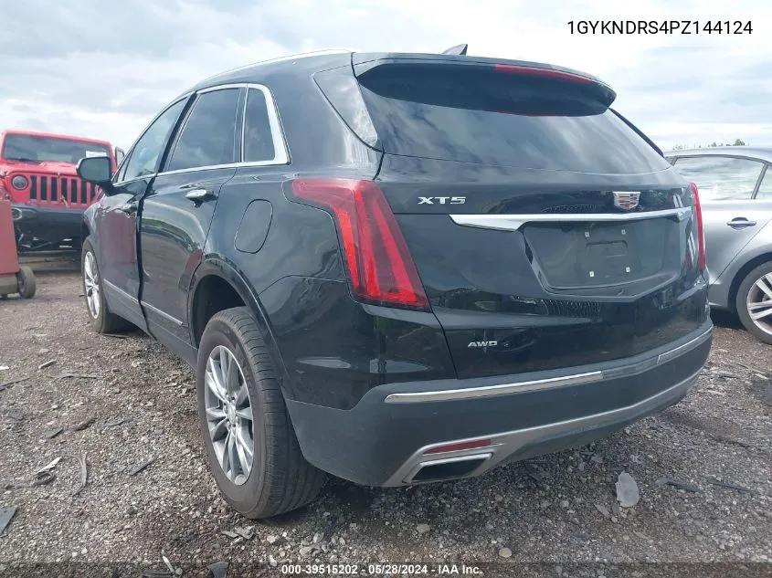 2023 Cadillac Xt5 Awd Premium Luxury VIN: 1GYKNDRS4PZ144124 Lot: 39515202