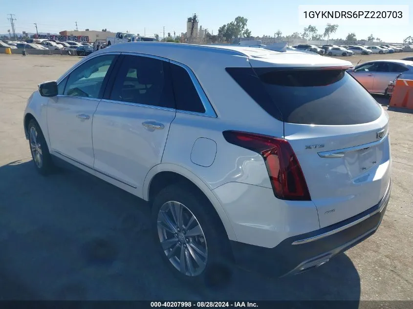 1GYKNDRS6PZ220703 2023 Cadillac Xt5 Awd Premium Luxury