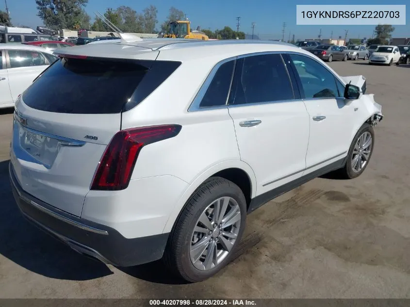 2023 Cadillac Xt5 Awd Premium Luxury VIN: 1GYKNDRS6PZ220703 Lot: 40207998