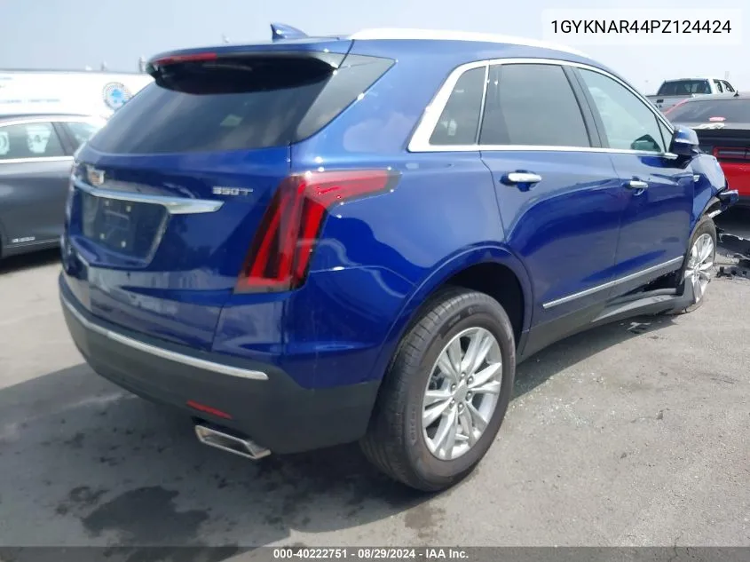 2023 Cadillac Xt5 Fwd Luxury VIN: 1GYKNAR44PZ124424 Lot: 40222751